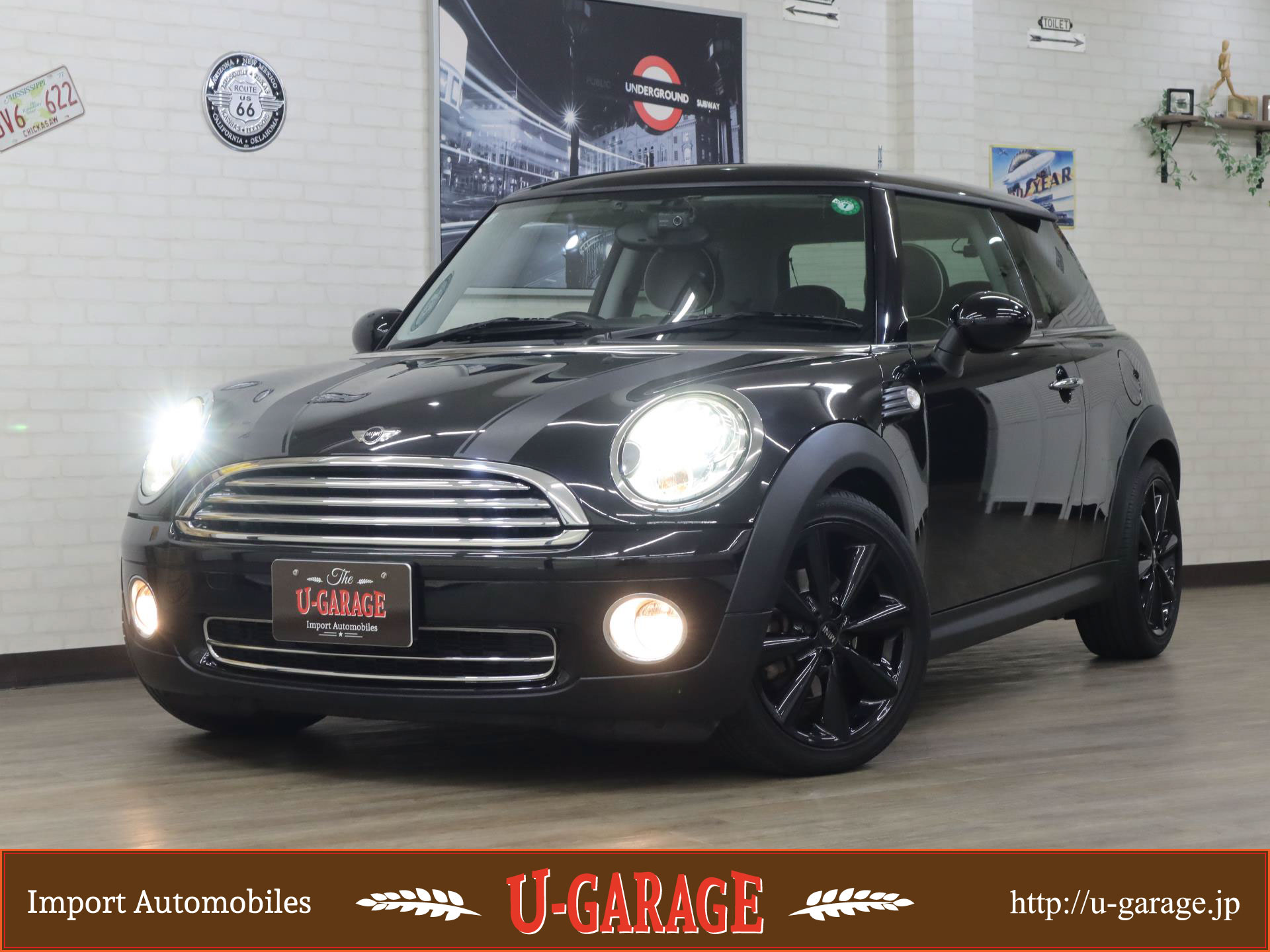 BMW MINI ONE, Black leather, Front seat heater, Navi, Rear view camera, Rear PDC, HID, 25,800miles, 2009y
