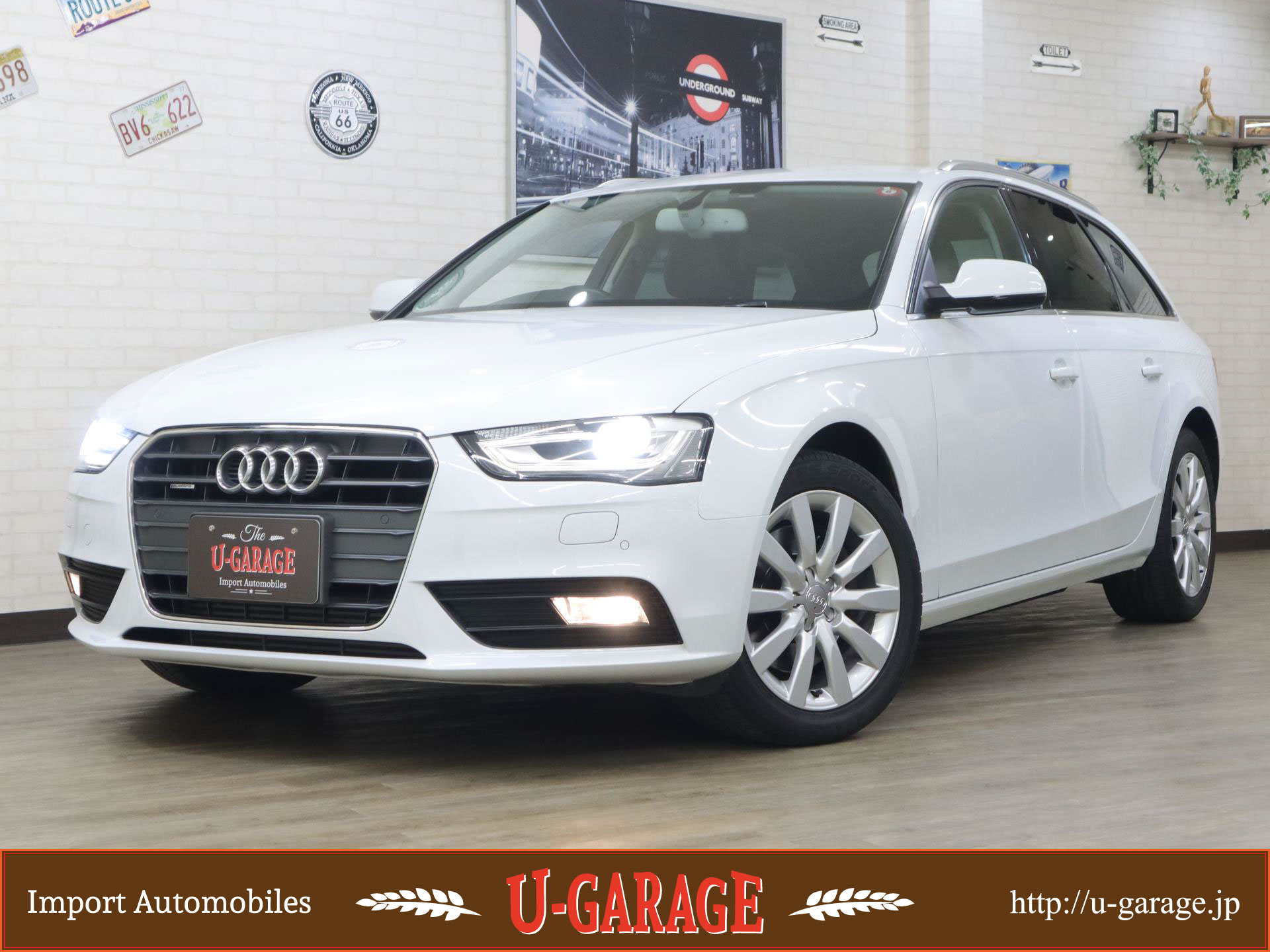 Audi A4 Avant 2.0TFSI-Q , Leather seat, Seat heater, Navi, Rear view camera, PDC, 37,900miles, Pearl white, 2012y