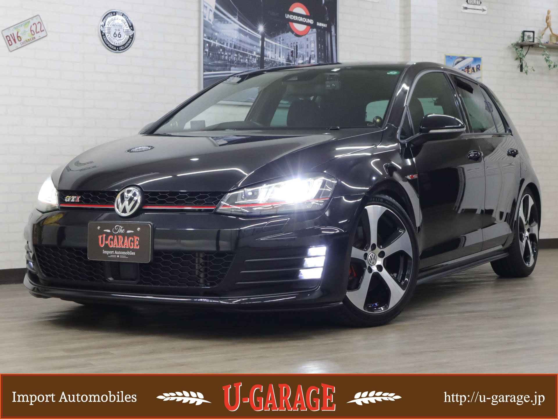 VW Golf GTI SeriesVII, DCC Package, Variable Damping Damper, 18-inch AW, Emergency brake, ACC, 28,000miles, Black, 2015y