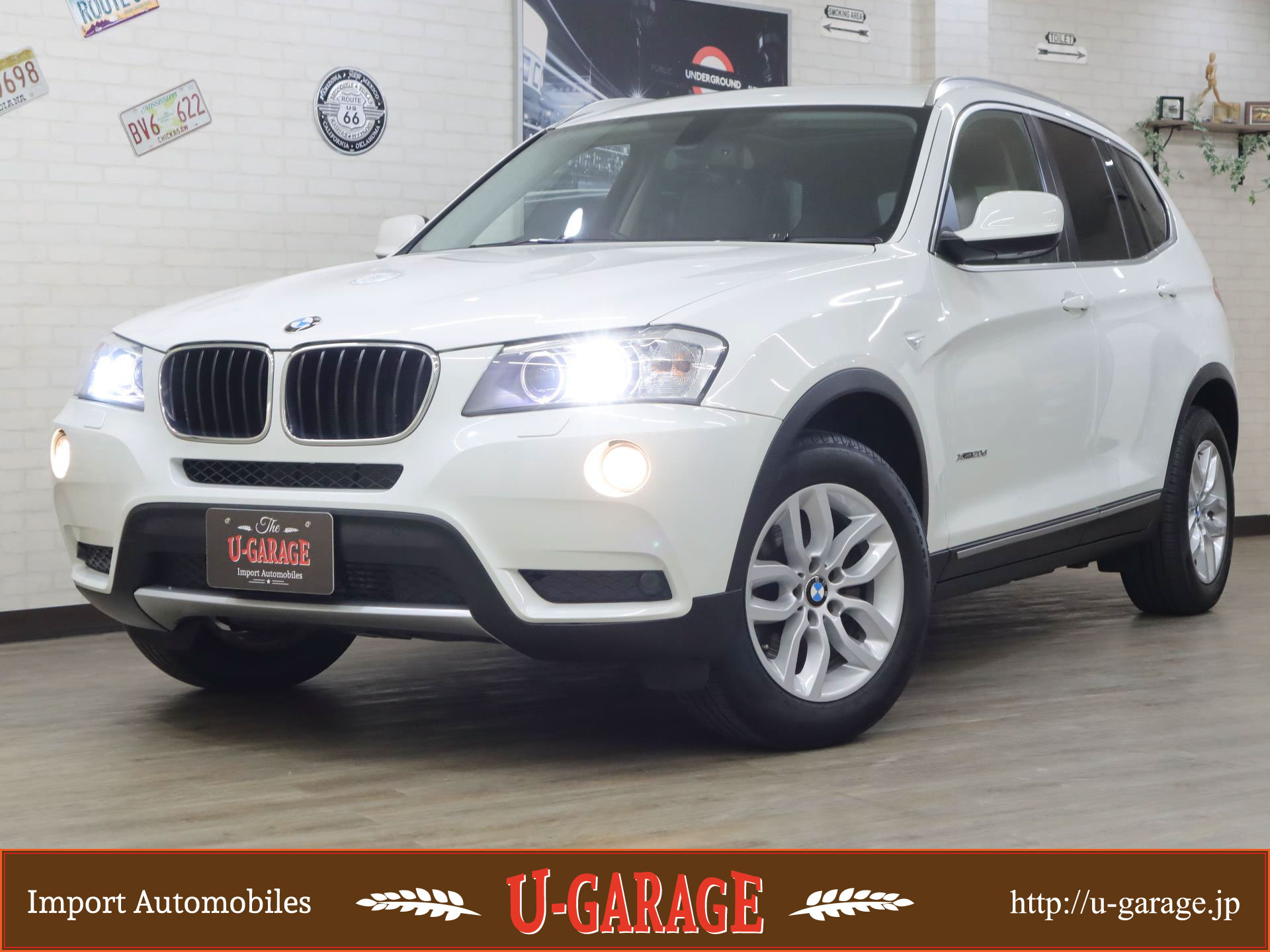 BMW X3 xDrive20d Blue Performance Hi-line, 8-Speed AT, Panorama sunroof, Leather seats, Power back door, 33,800miles, White, 2014y