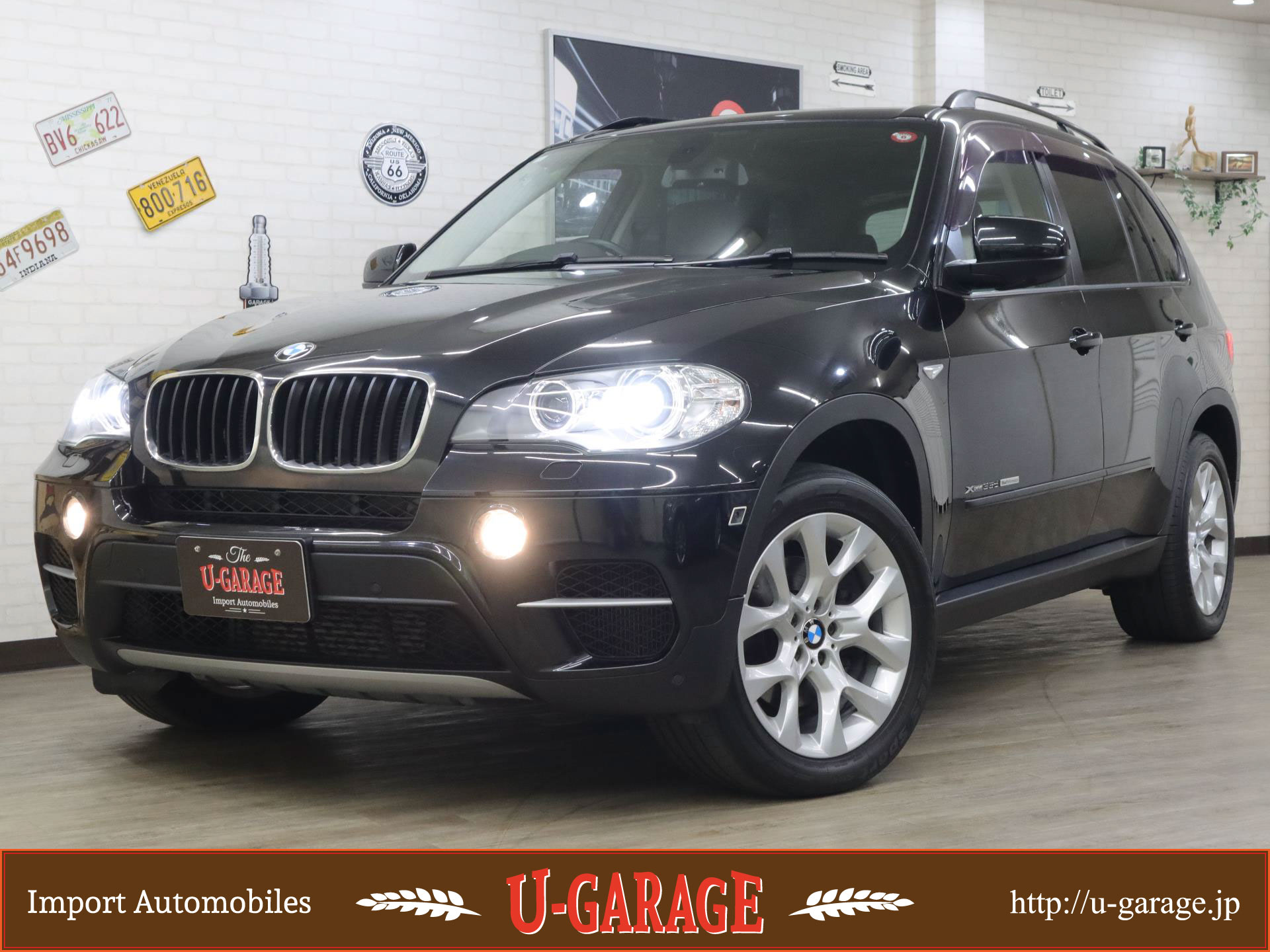 BMW X5 xDrive35d, Diesel Turbo, 8-Speed AT, Sunloof, Leather Seats, Power back door, Top View Camera, 31,200miles, Black, 2012y