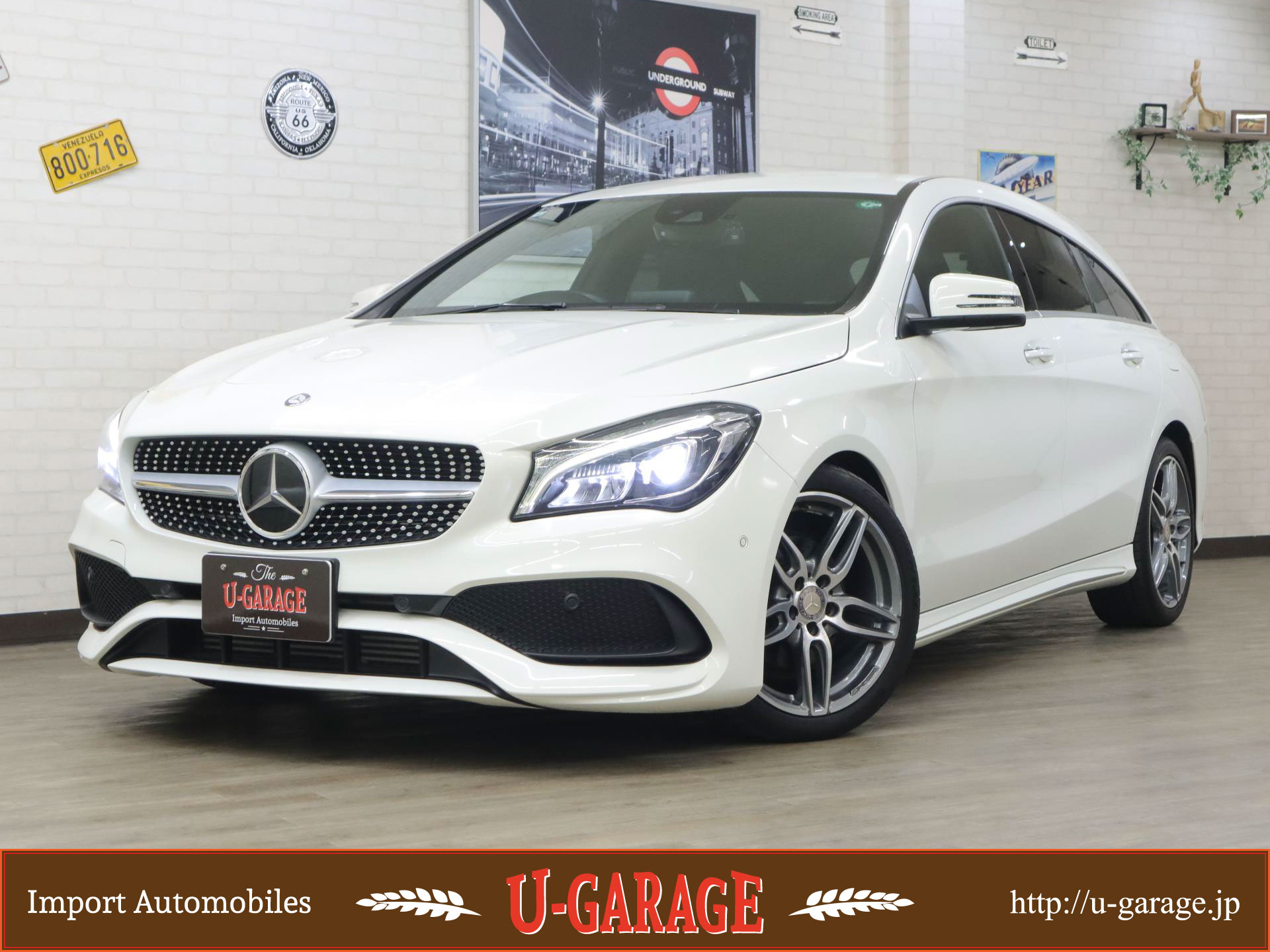 MB CLA180 Shooting break Sport, Radar Safety, ACC, Keyless Go, AMG-18AW, Power back door, 25,700miles, White, 2017y