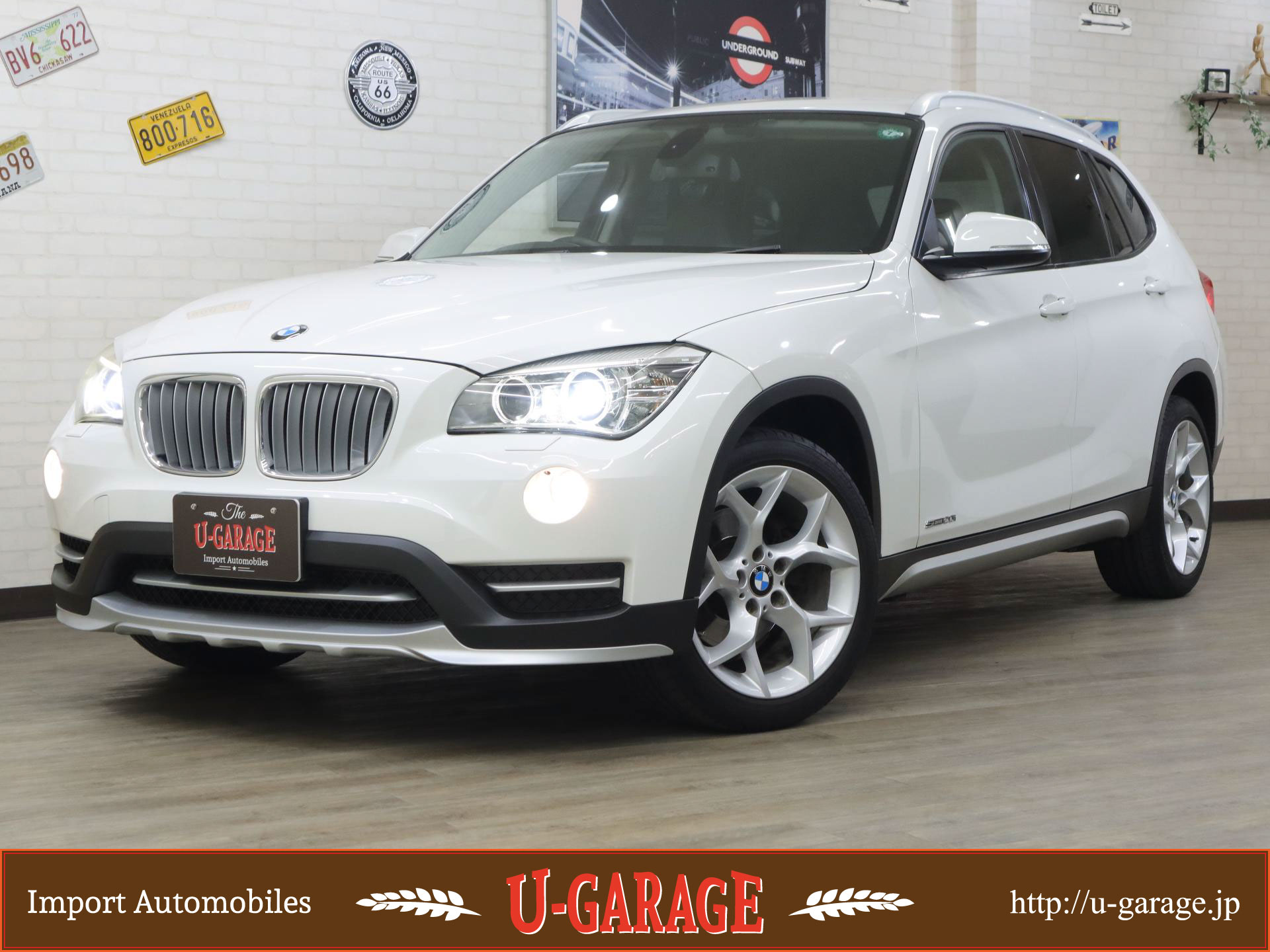 BMW X1 sDrive20i xLine, 8-Speed AT, Electronic power steering, 18-inch AW, iDrive Navi, Rear view camera, 20,100miles, White, 2015y