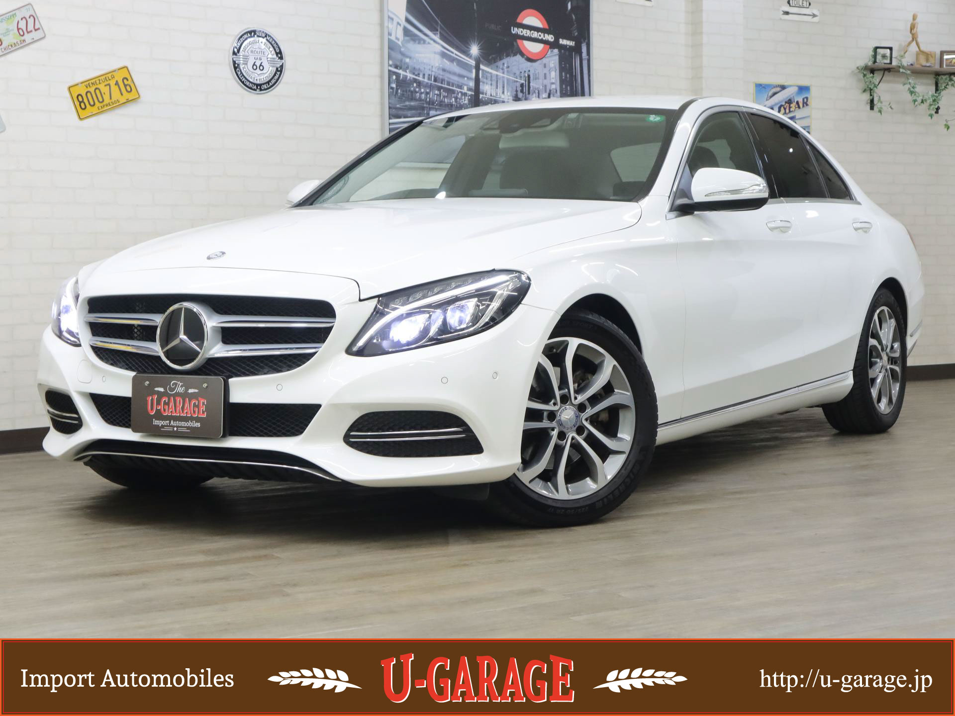 MB C200 AVANGARDE, Radar Safety and Basic Package, Half leather, ACC, BSA, Keyless Go, PRE-SAFE, 31,000miles, White, Late 2014y