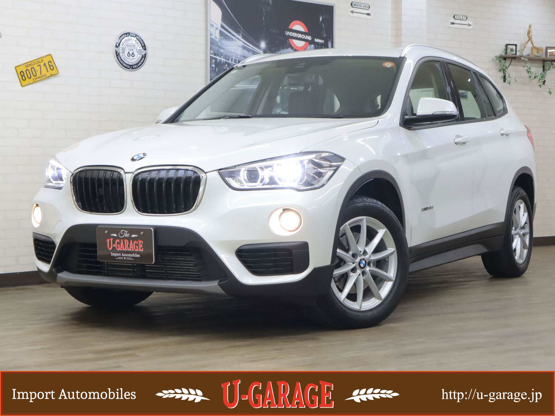BMW X1 xDrive18d, 2.0L Diesel Turbo, Intelligent safety, Power back door, One owner, 22,100miles, Pearl white, 2017y