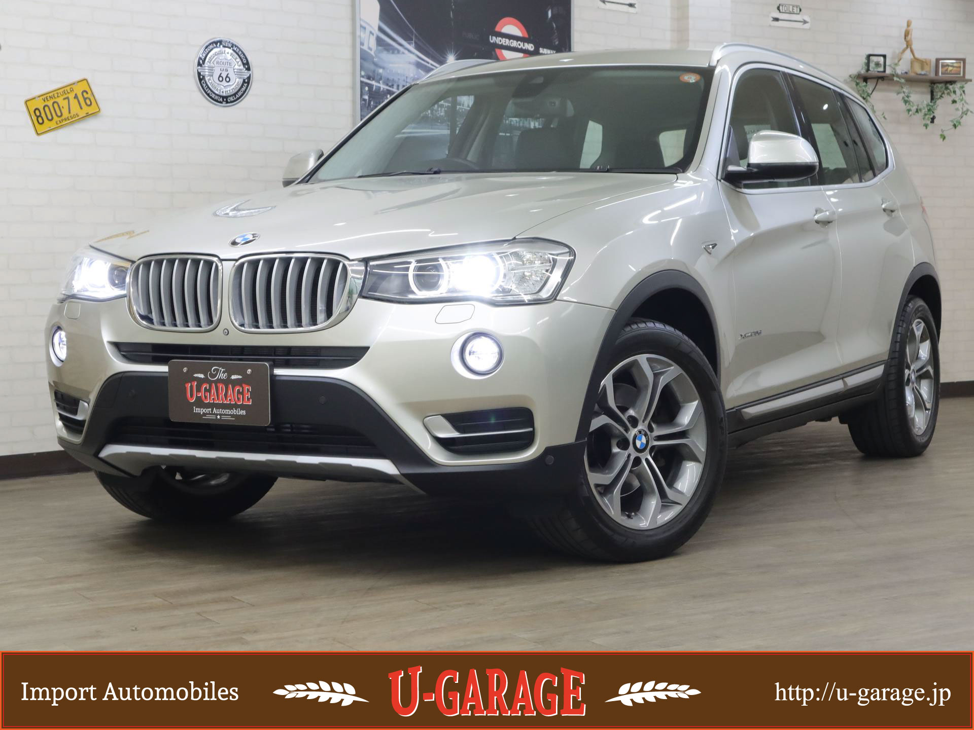 BMW X3 xDrive20d, 2.0L Diesel Turbo, Intelligent safety, ACC, Power back door, Surround View, 34,400miles, Silver, 2015y