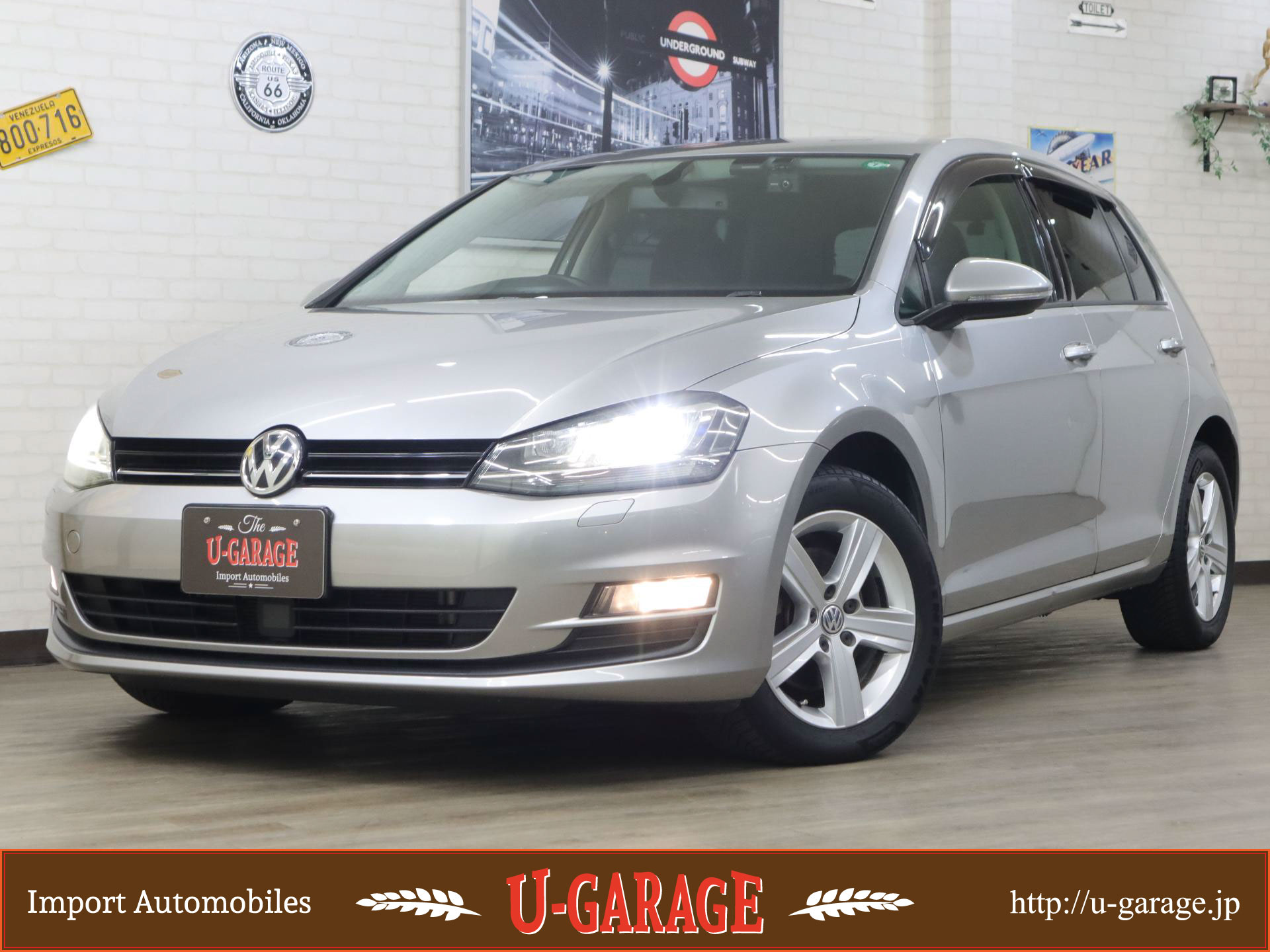 VW Golf SeriesVII TSI Comfort line Premium edition, Smart key, Emergency brake, ACC, 40,900miles, Lite gold, 2015y