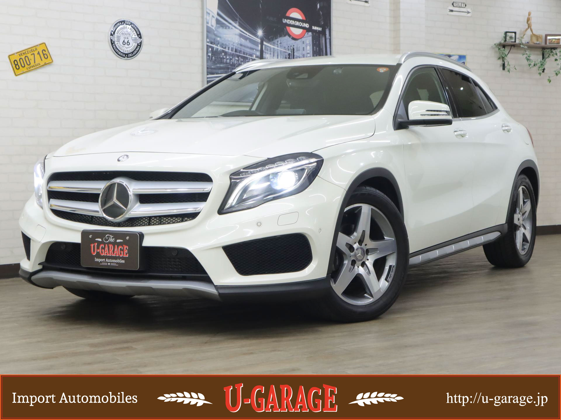 MB GLA180 SPORT, AMG-Aero&18AW, Radar Safety Package, Key less go, Power back door, 24,900miles, White, Late 2016y