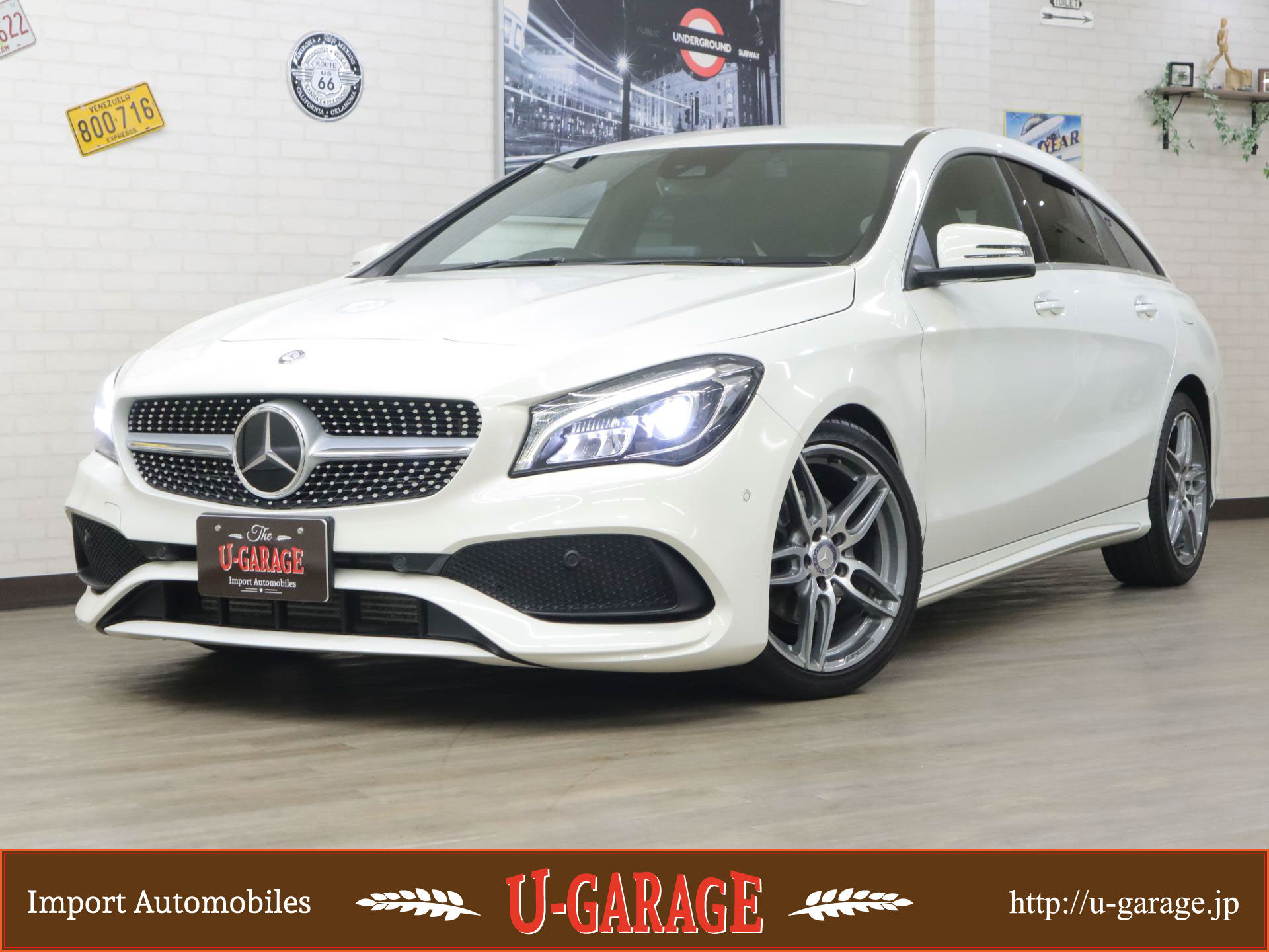 MB CLA180 Shooting break Sport, Radar Safety, ACC, Keyless Go, AMG-18AW, Power back door, 31,500miles, White, 2017y