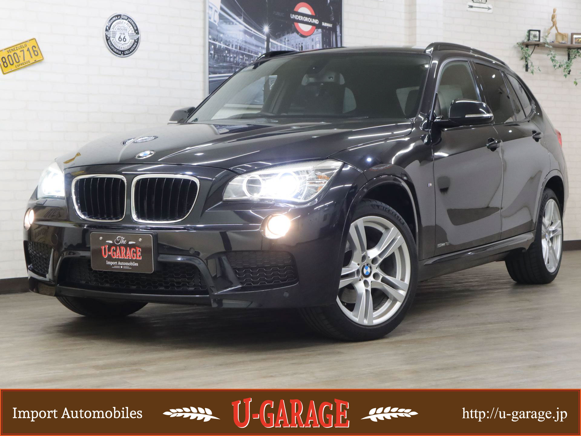 BMW X1 sDrive18i M-Sport, Electronic power steering, 18-inch AW, PDC, iDrive Navi, Rear view camera, 28,500miles, Black, 2015y