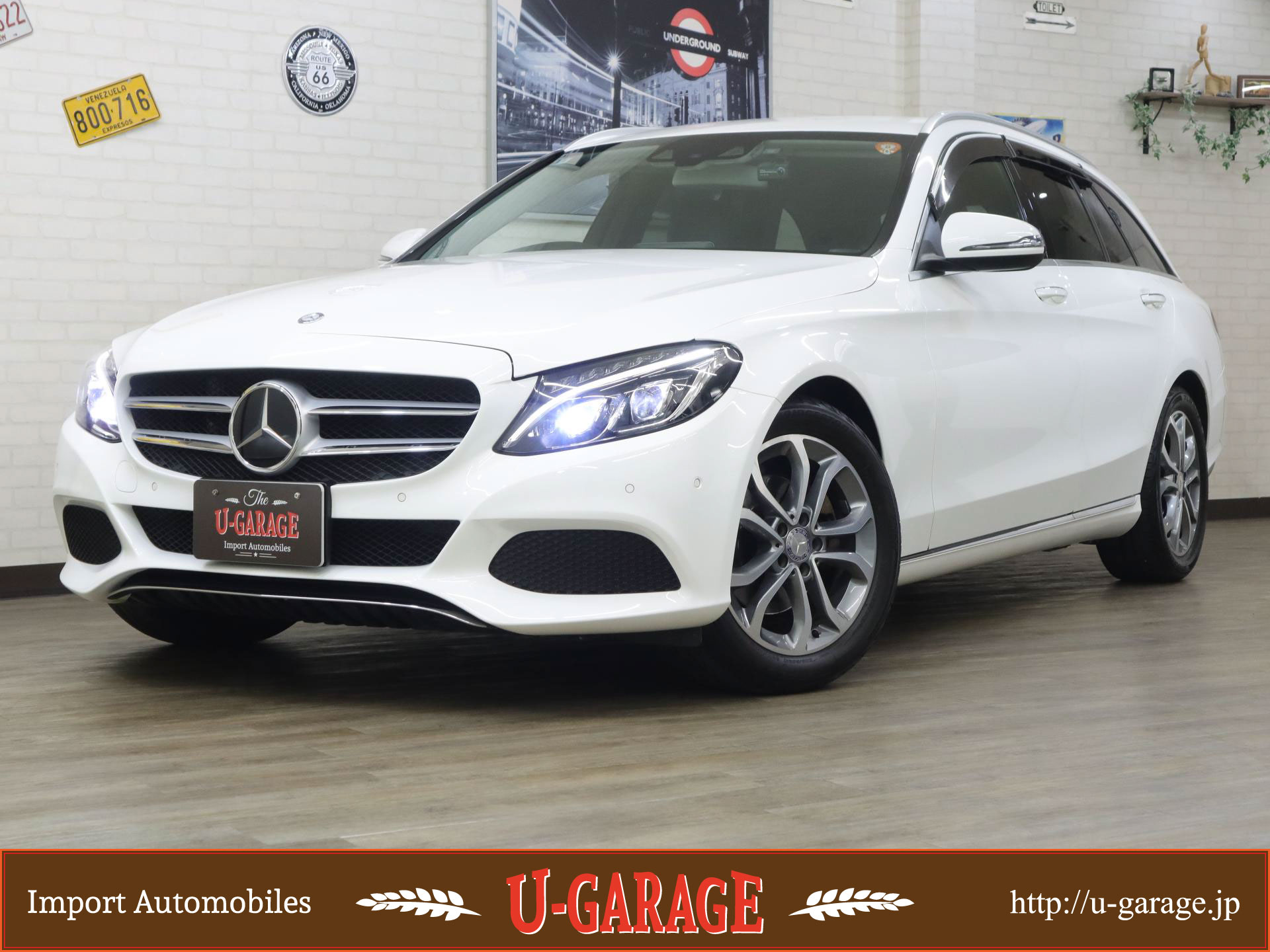 MB C200 Wagon AVG., Radar Safety PKG, Half leather seat, ACC, Keyless Go, Power Back Door, 33,400miles, White, 2016y