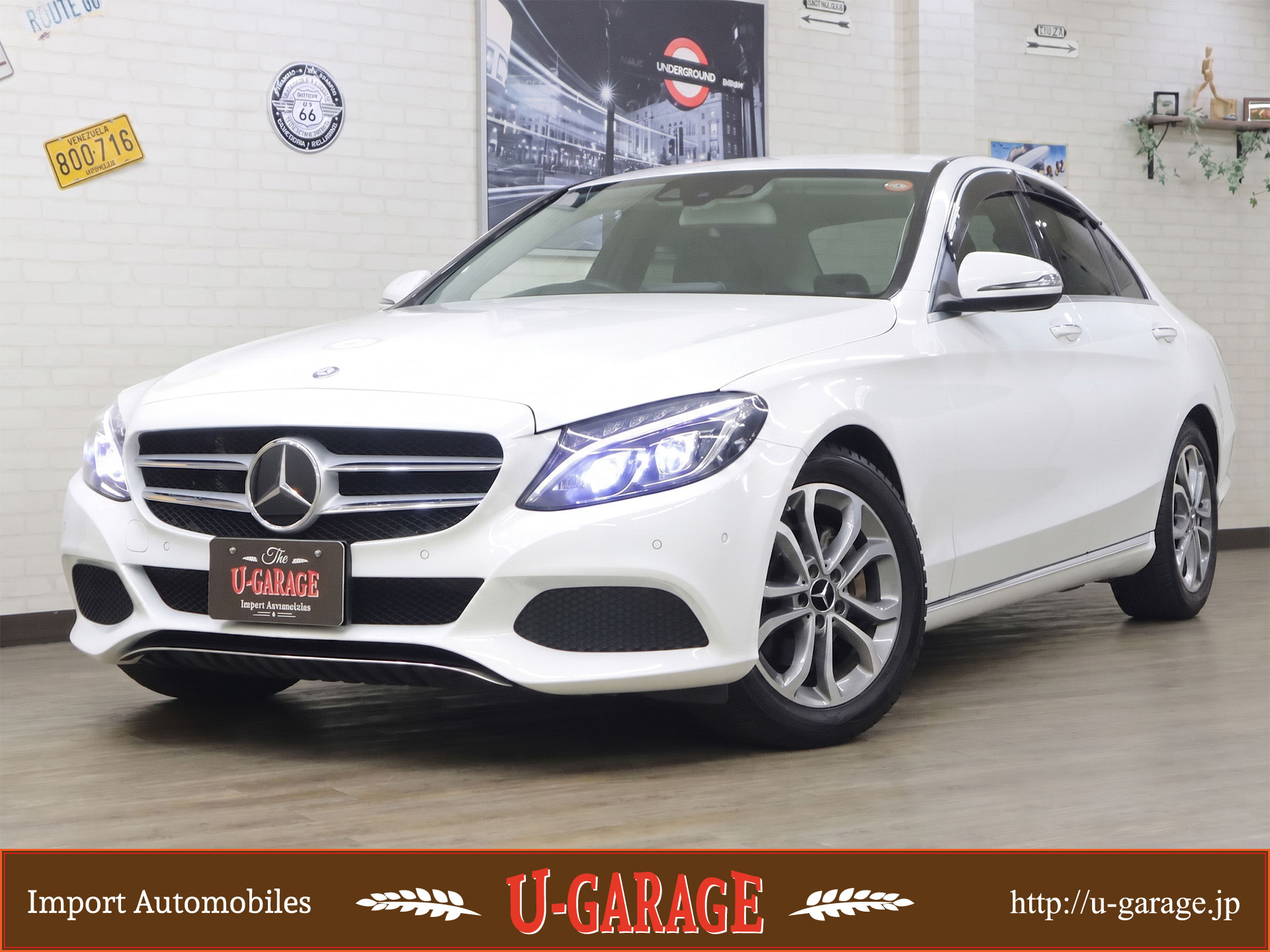 MB C220d AVG., 2.2L Diesel, Radar Safety PKG, Half leather seat, Seat heater, ACC, Keyless Go, 35,400miles, White, Late 2015y