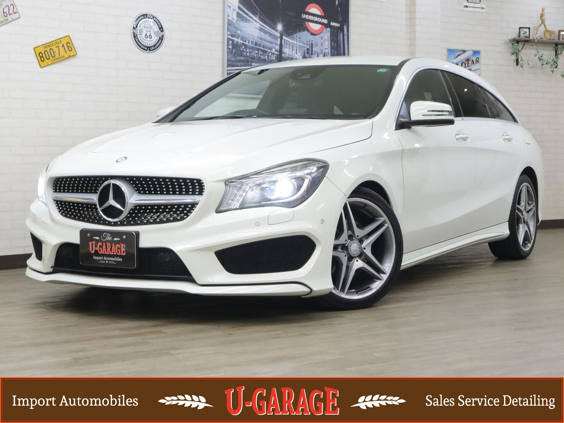 MB CLA180 Shooting break Sport, Radar Safety, ACC, Keyless Go, AMG-18AW, Power back door, 33,700miles, White, 2015y